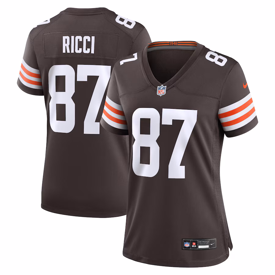 Women's Cleveland Browns Giovanni Ricci Nike  Brown  Game Jersey - Jersey
