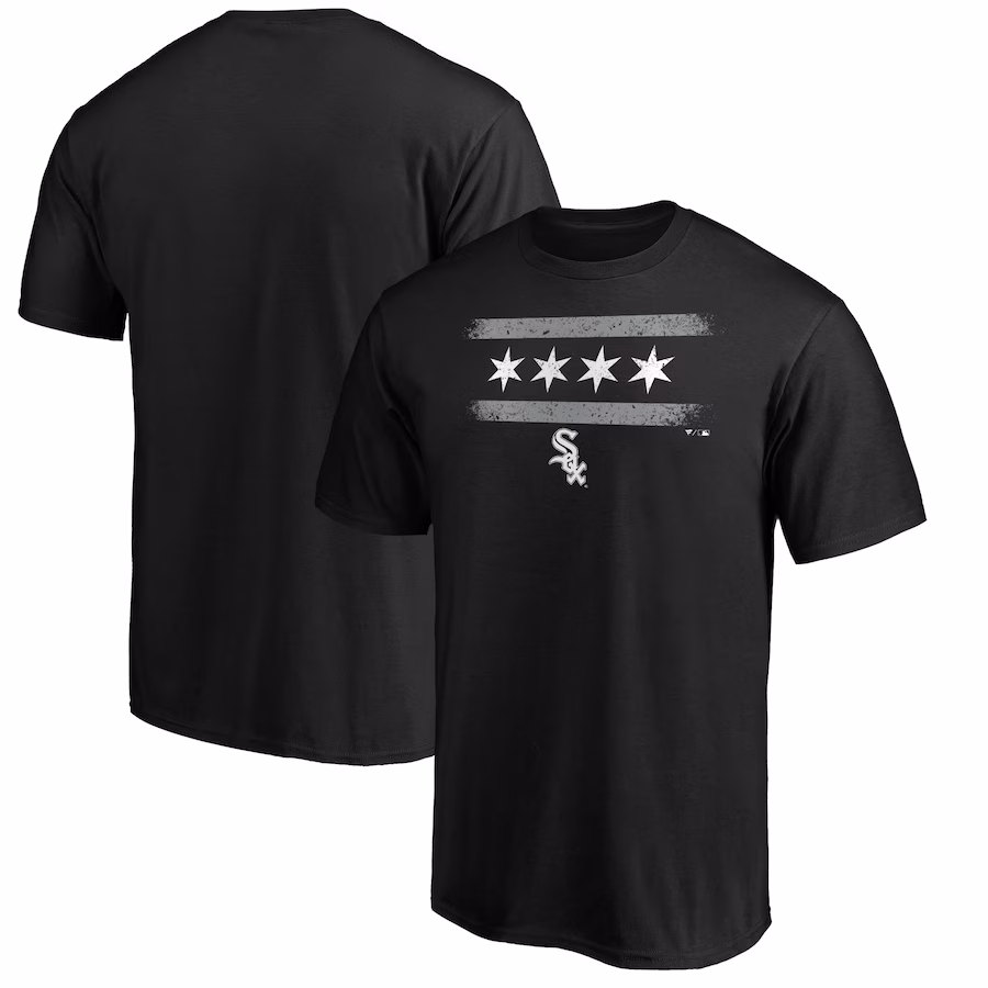 Men's Chicago White Sox Black Team Adrenaline T-Shirt - Jersey
