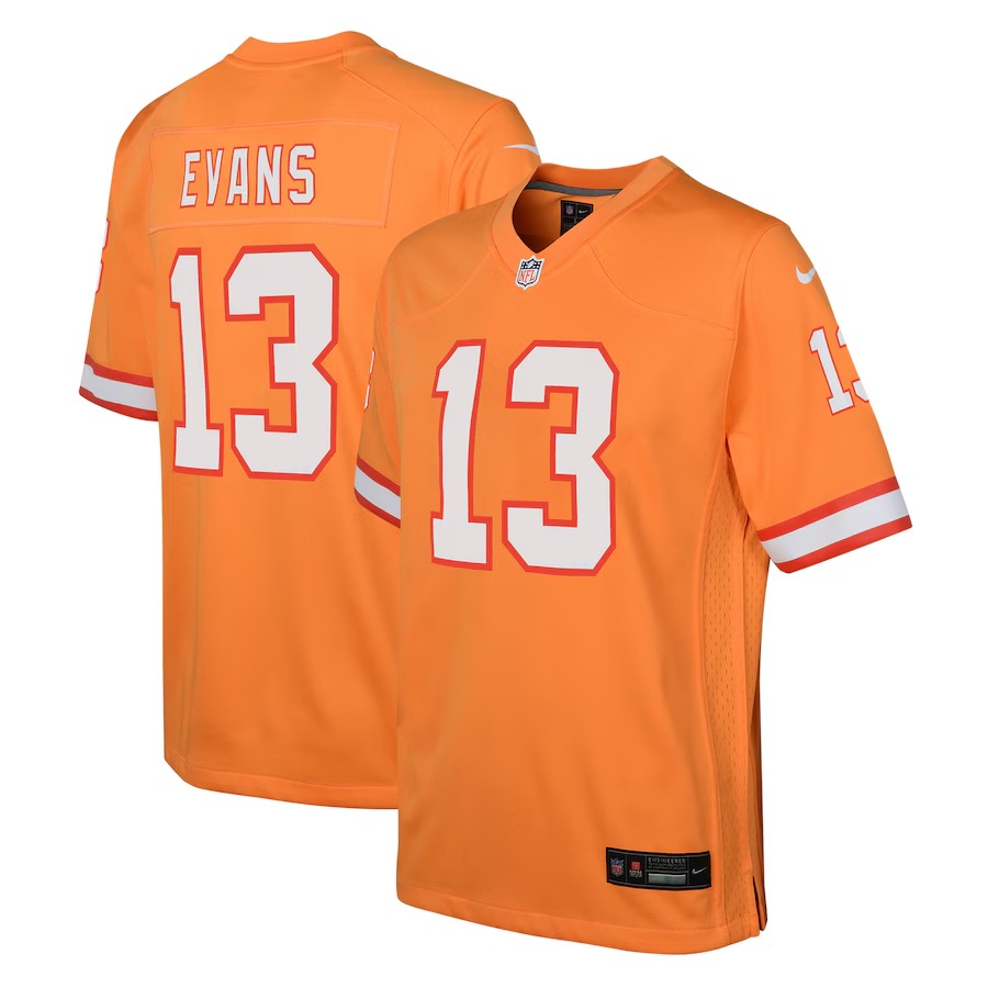 Youth Tampa Bay Buccaneers Mike Evans Nike Orange Game Jersey - Jersey