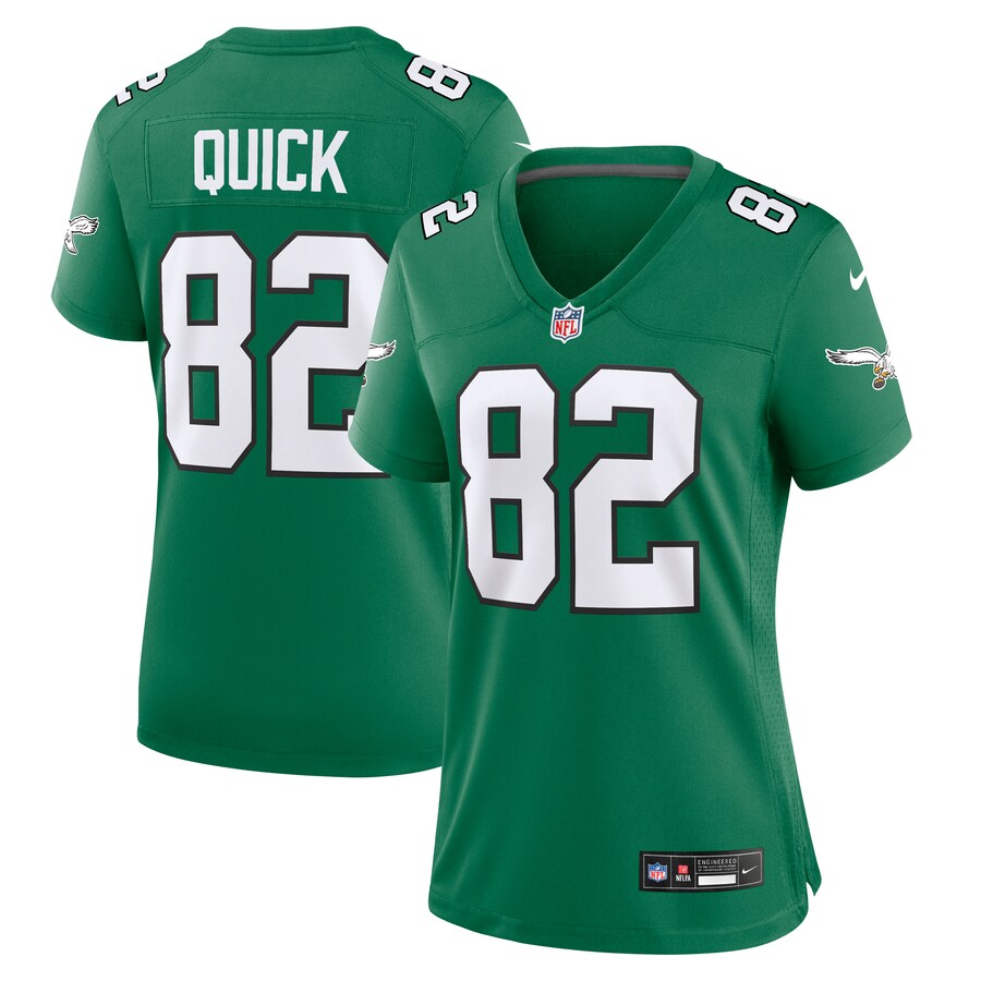 Women's Philadelphia Eagles Mike Quick Nike Kelly Green Alternate Game Jersey - Jersey