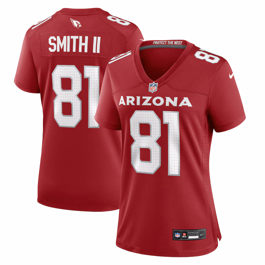 Women's Arizona Cardinals Jeff Smith II Nike  Cardinal  Game Jersey - Jersey
