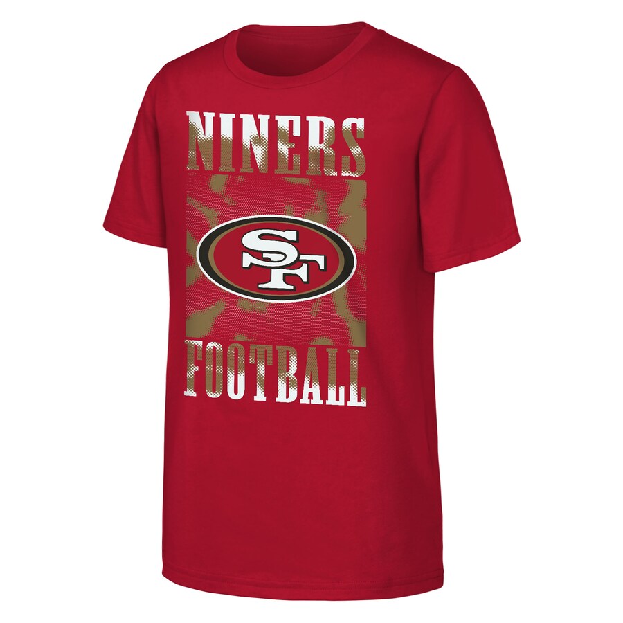 Youth San Francisco 49ers  Scarlet Garage Hero T-Shirt - Jersey