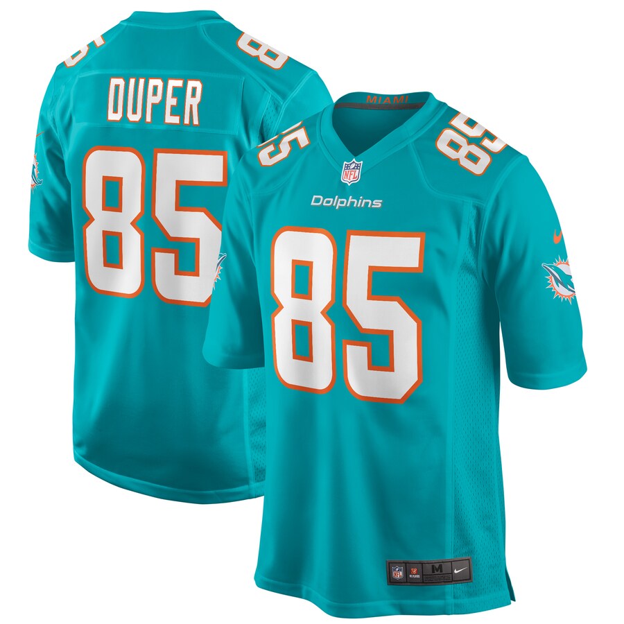 Men's Miami Dolphins Mark Duper Nike Aqua Game Retired Player Jersey - Jersey
