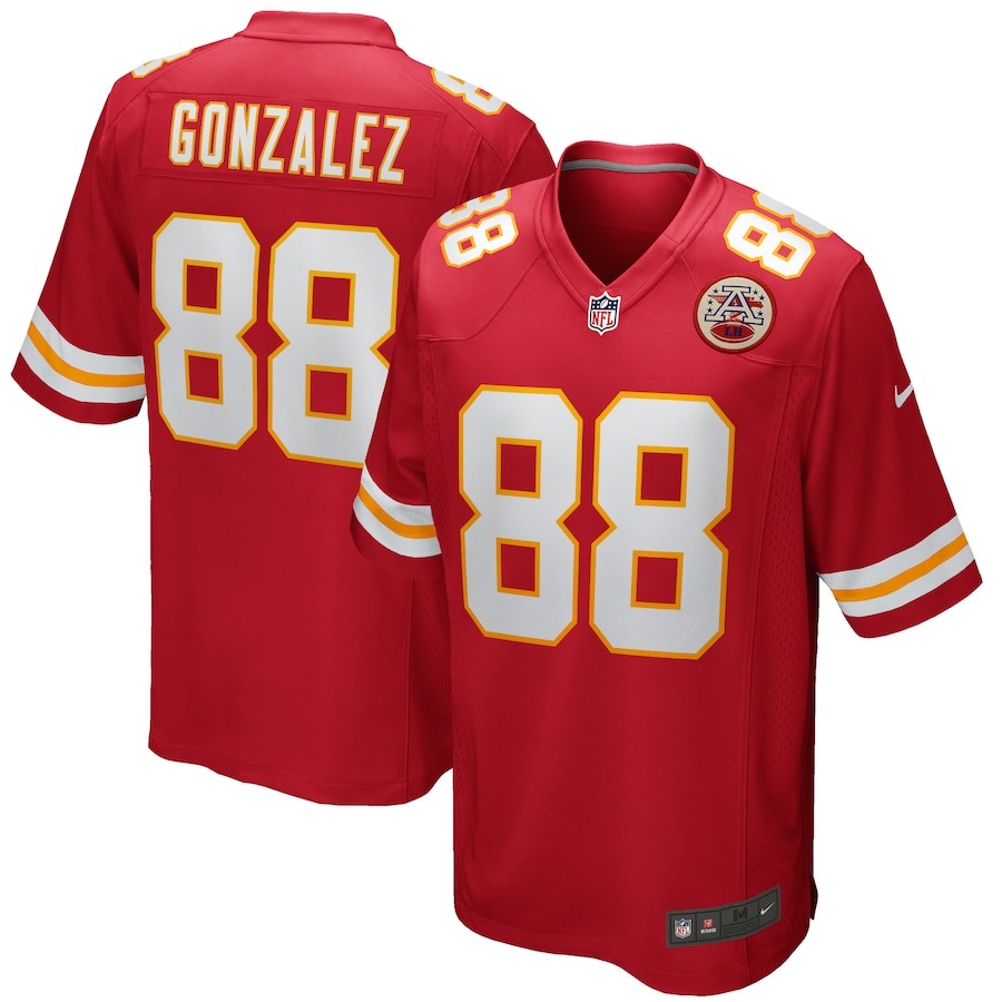 Men's Kansas City Chiefs Tony Gonzalez Nike Red Game Retired Player Jersey - Jersey