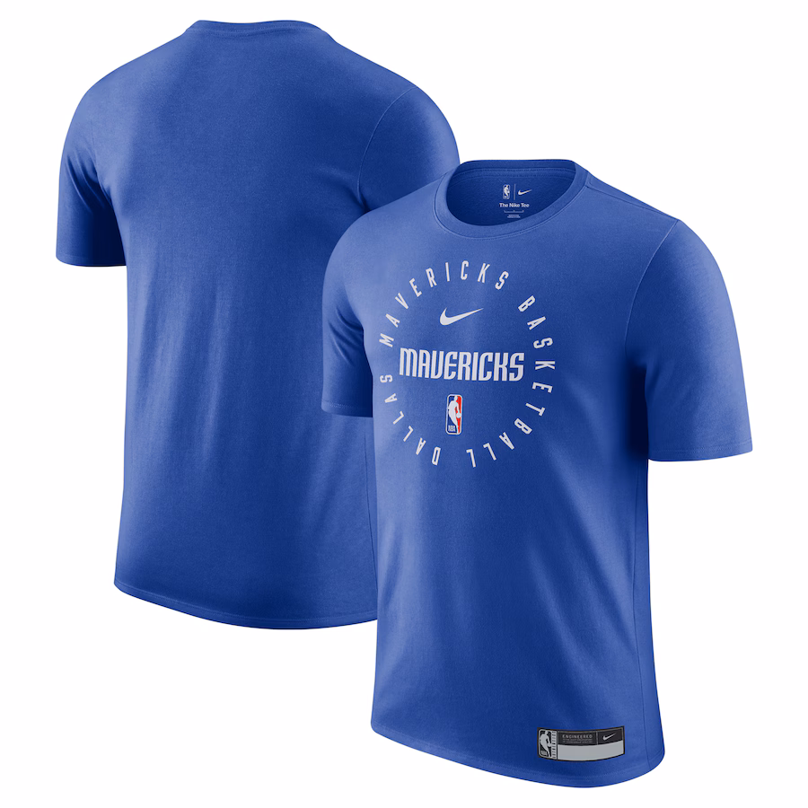 Men's Dallas Mavericks Nike Blue 2024/25 Legend On-Court Practice Performance T-Shirt - Jersey