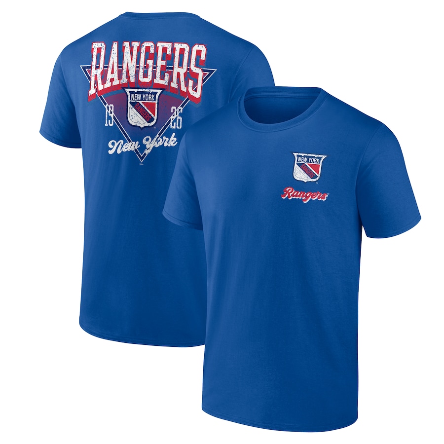 Men's New York Rangers Blue Never Over T-Shirt - Jersey