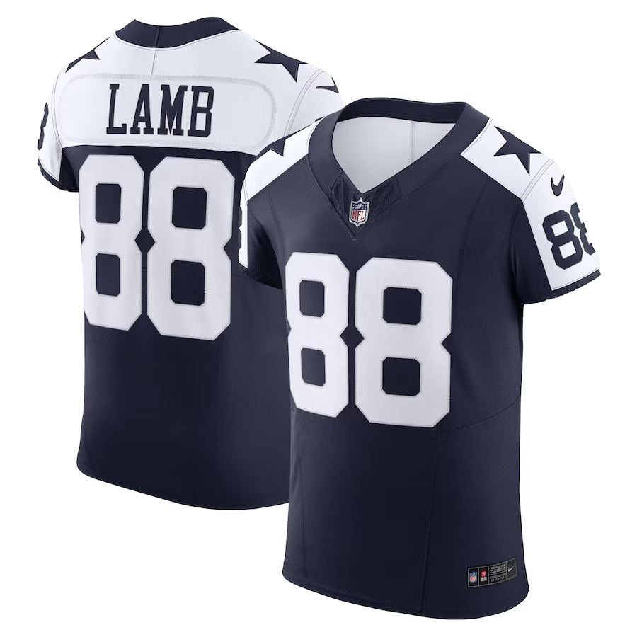 Men's Dallas Cowboys CeeDee Lamb Nike Navy Alternate Vapor F.U.S.E. Elite Jersey - Jersey