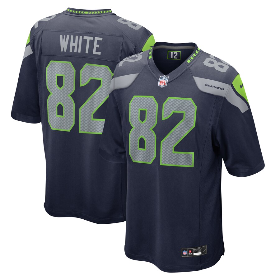 Men's Seattle Seahawks Cody White Nike College Navy  Game Jersey - Jersey