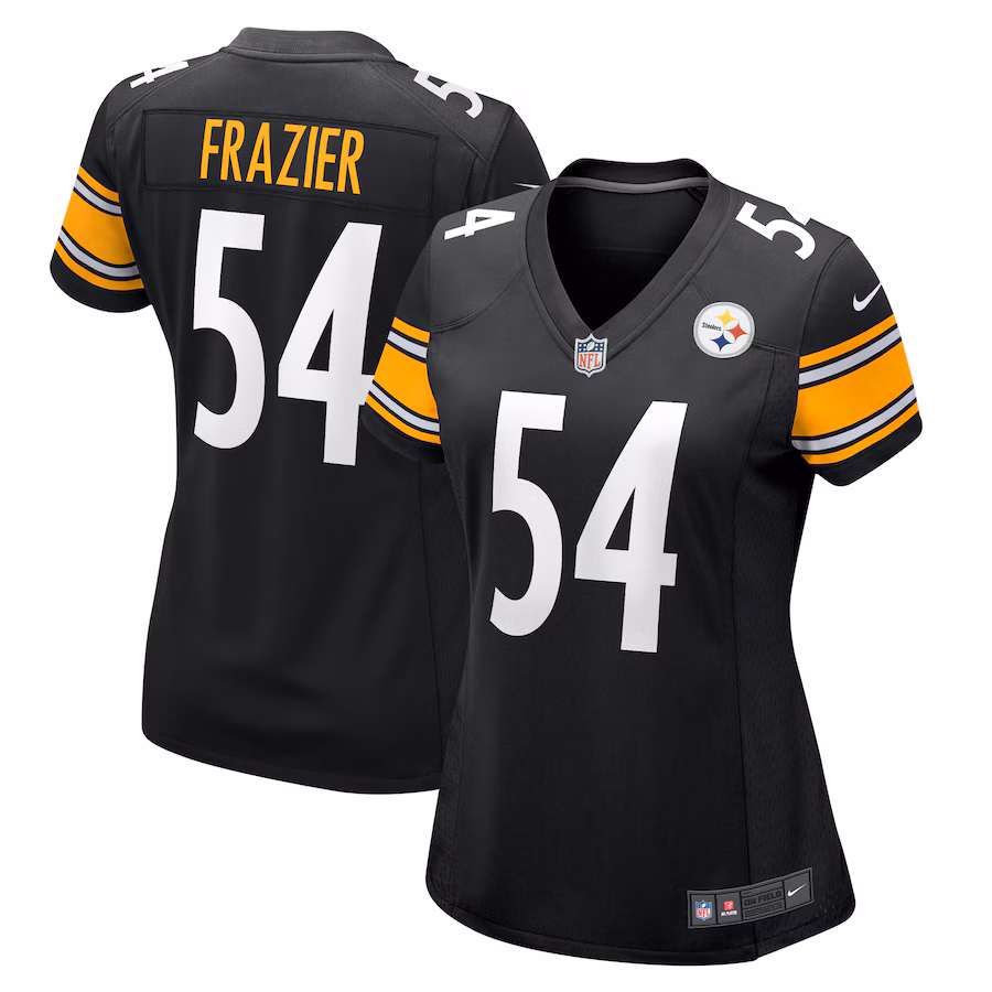 Women's Pittsburgh Steelers Zach Frazier Nike  Black  Game Jersey - Jersey