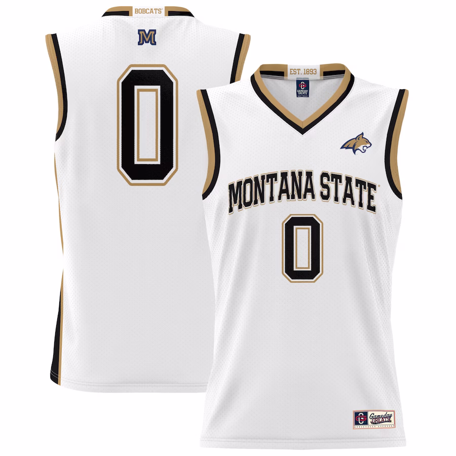 #0 Montana State Bobcats GameDay Greats Youth Lightweight Basketball Jersey - White - Jersey