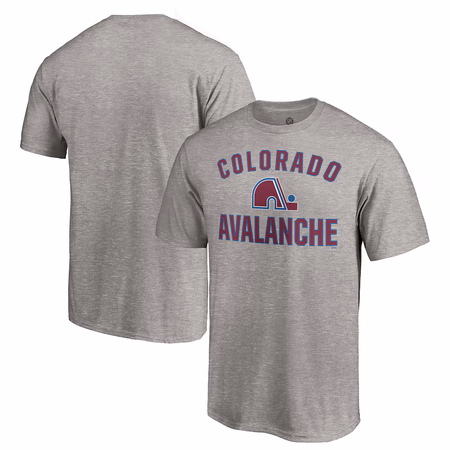 Men's Colorado Avalanche Heather Gray Special Edition Victory Arch T-Shirt - Jersey
