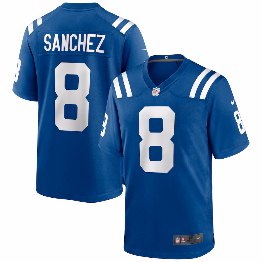 Men's Indianapolis Colts Rigoberto Sanchez Nike Royal Game Jersey - Jersey