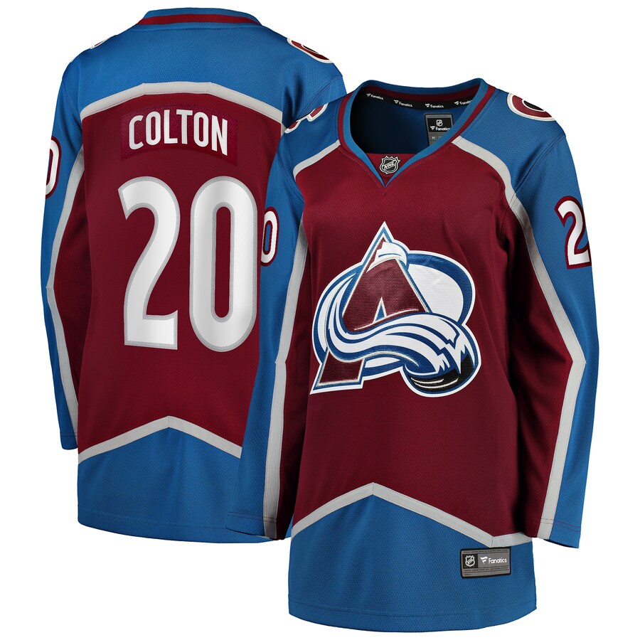 Women's Colorado Avalanche Ross Colton Fanatics Branded Maroon Home Breakaway Player Jersey - Jersey