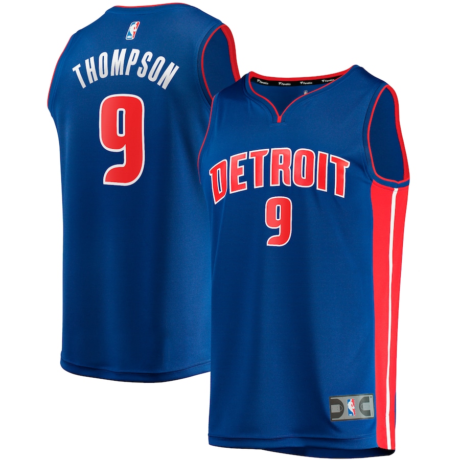 Men's Detroit Pistons Ausar Thompson Fanatics Royal  Fast Break Replica Jersey - Icon Edition - Jersey