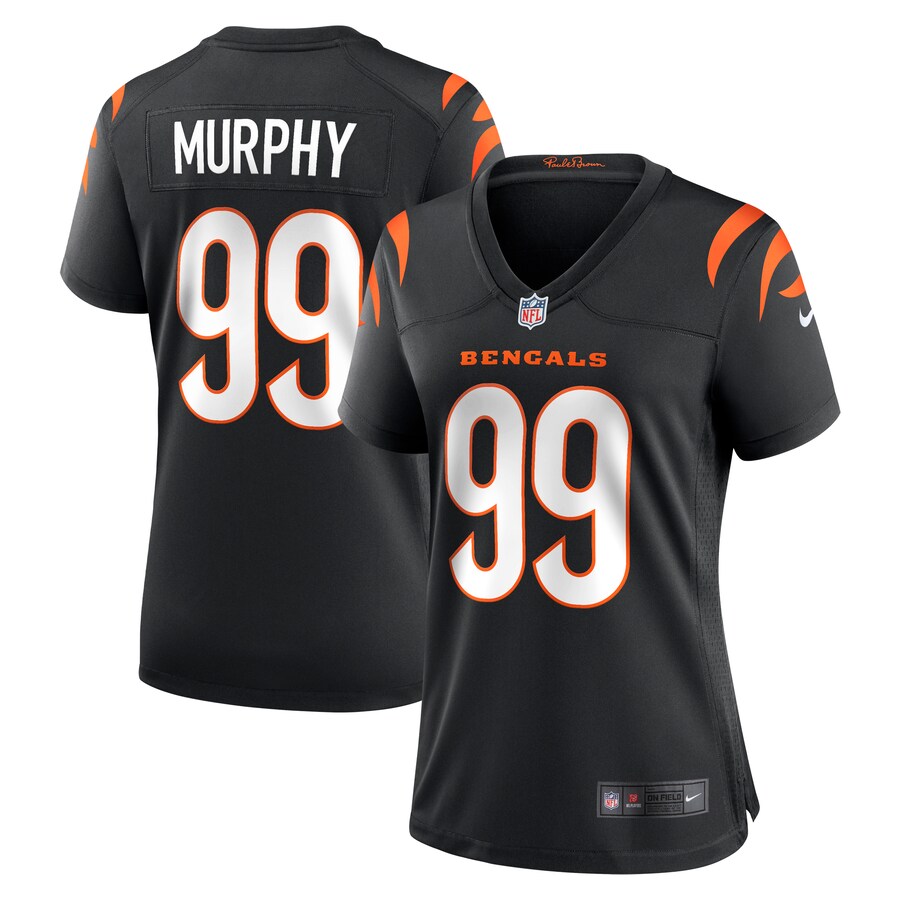 Women's Cincinnati Bengals Myles Murphy Nike Black Team Game Jersey - Jersey