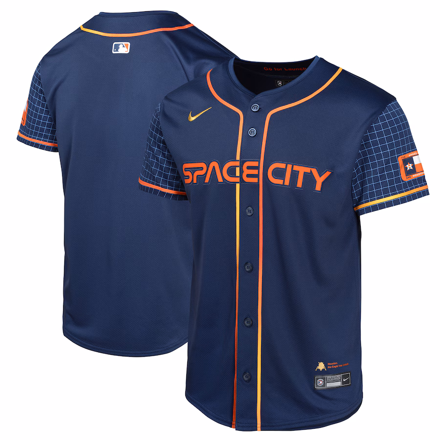 Youth Houston Astros  Nike Navy City Connect Limited Jersey - Jersey
