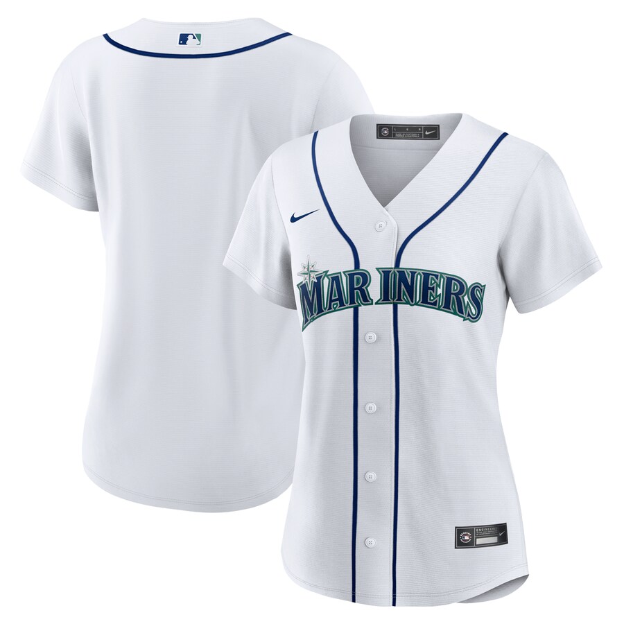 Women's Seattle Mariners Nike White Home Replica Team Jersey - Jersey