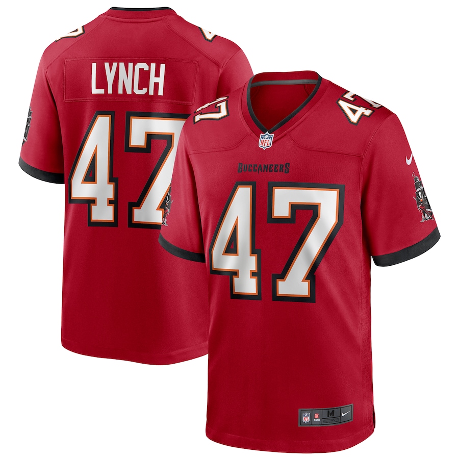 Men's Tampa Bay Buccaneers John Lynch Nike Red Game Retired Player Jersey - Jersey