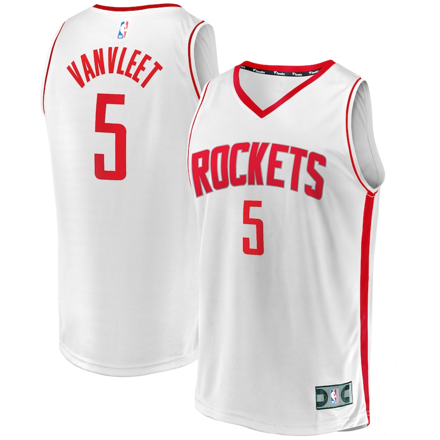 Youth Houston Rockets Fred VanVleet Fanatics White Fast Break Replica Player Jersey - Association Edition - Jersey