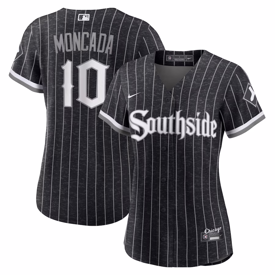 Women's Chicago White Sox Yoan Moncada Nike Black City Connect Replica Player Jersey - Jersey