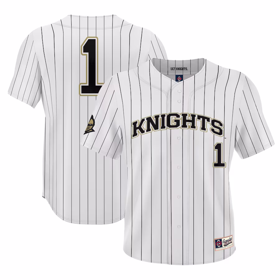 #1 UCF Knights GameDay Greats Youth Lightweight Baseball Jersey - White - Jersey