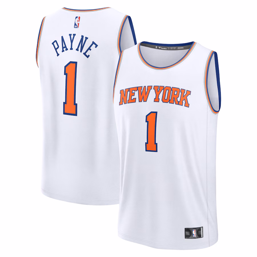 Men's New York Knicks Cameron Payne Fanatics White Fast Break Replica Player Jersey - Association Edition - Jersey