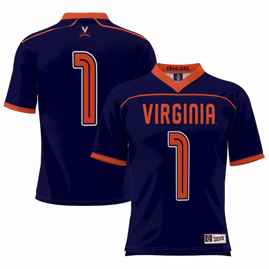 Virginia Cavaliers GameDay Greats #1 Lightweight Lacrosse Jersey - Navy - Jersey