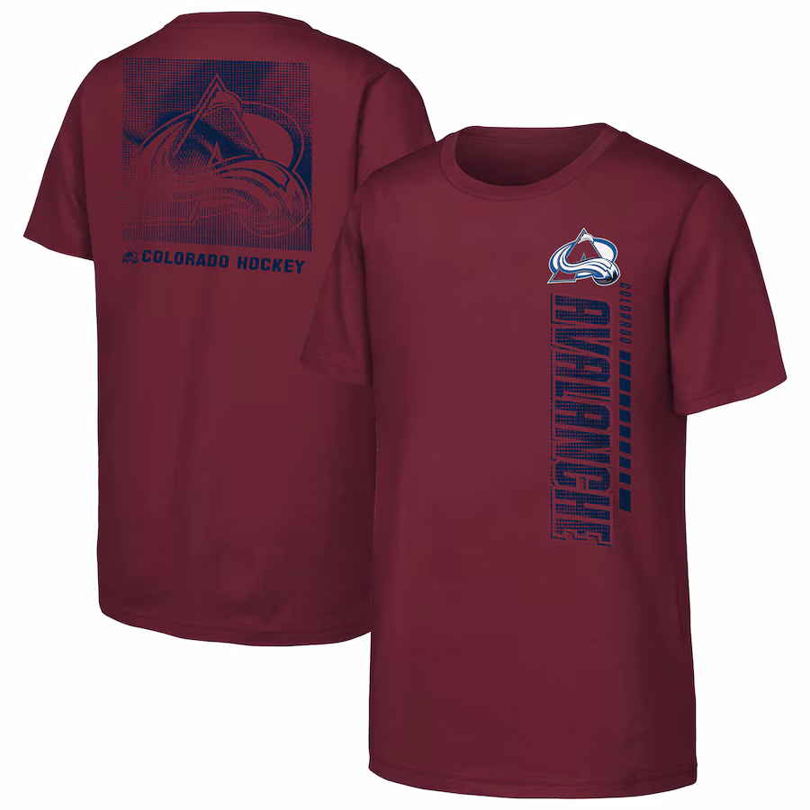 Youth Colorado Avalanche Burgundy Atmosphere T-Shirt - Jersey