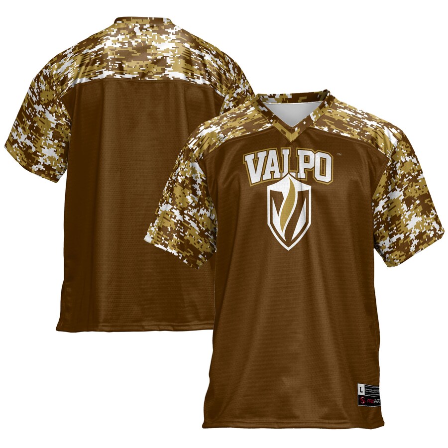 Men's GameDay Greats Brown Valparaiso University Football Jersey - Jersey