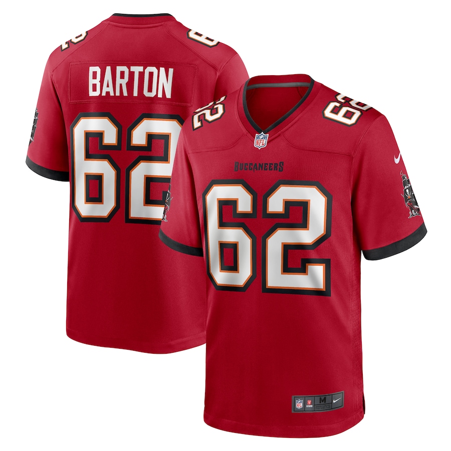Men's Tampa Bay Buccaneers Graham Barton Nike  Red  Game Jersey - Jersey