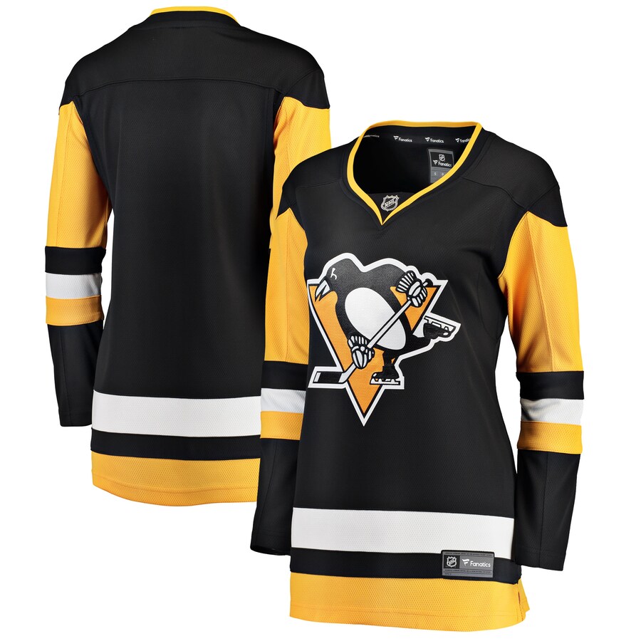 Women's Pittsburgh Penguins Fanatics Branded Black Breakaway Home Jersey - Jersey