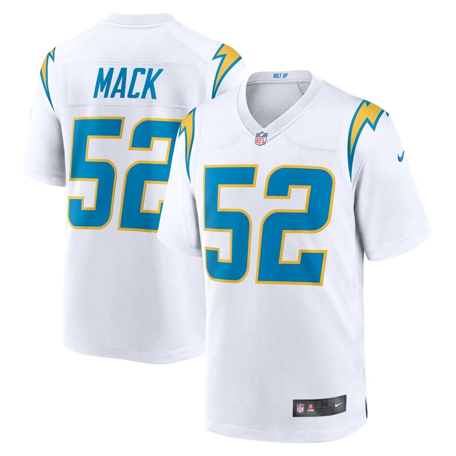 Men's Los Angeles Chargers Khalil Mack Nike White Game Jersey - Jersey