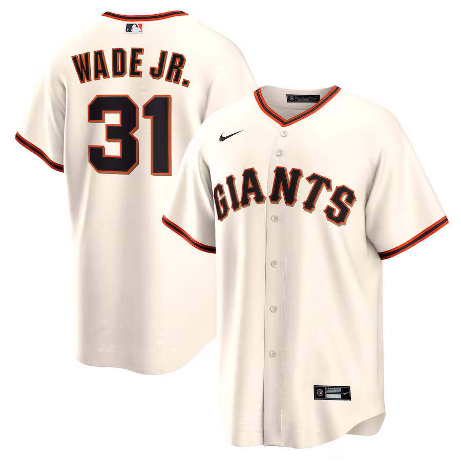 Men's San Francisco Giants LaMonte Wade Jr. Nike Cream Home Replica Player Jersey - Jersey