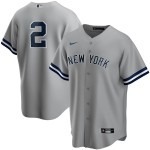 Men's New York Yankees Derek Jeter Nike Gray Road Replica Player Jersey - Jersey