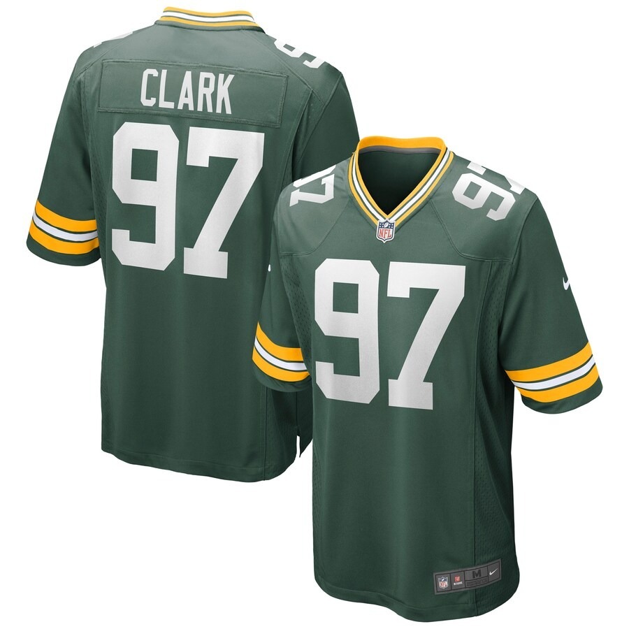 Men's Green Bay Packers Kenny Clark Nike Green Game Jersey - Jersey
