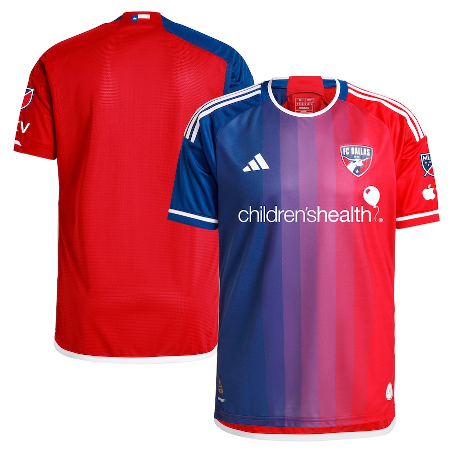 Men's FC Dallas  adidas Navy 2024 After Burner Authentic Jersey - Jersey