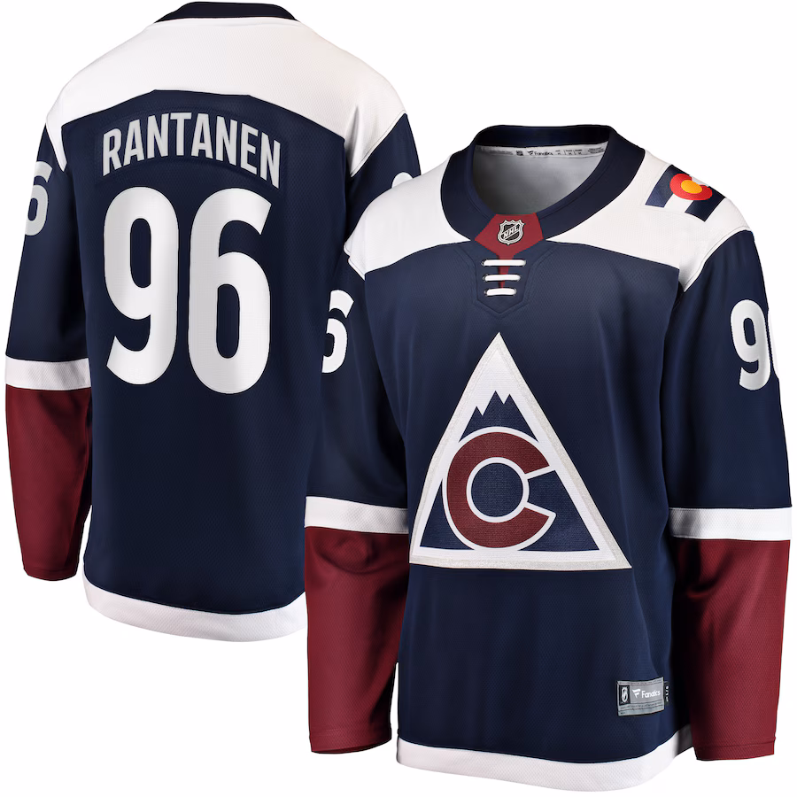 Men's Colorado Avalanche Mikko Rantanen Fanatics Navy Premier Breakaway Player Jersey - Jersey