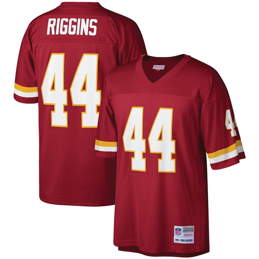 Men's Washington Football Team John Riggins Mitchell & Ness Burgundy Legacy Replica Jersey - Jersey