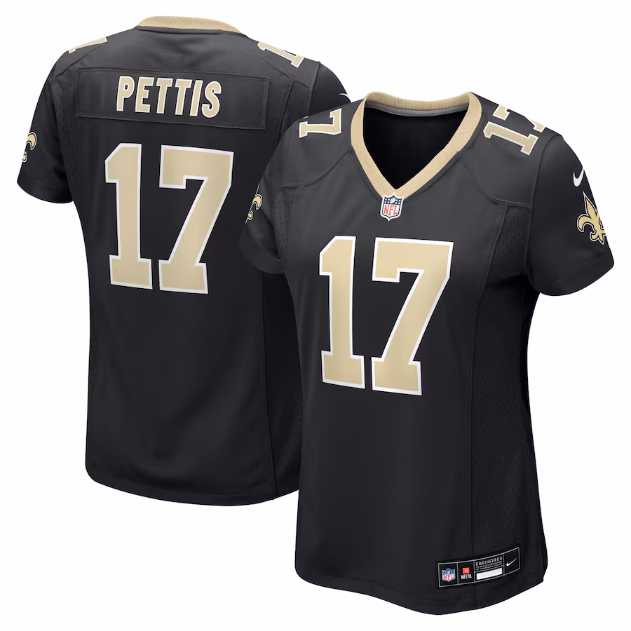 Women's New Orleans Saints Dante Pettis Nike Black Game Jersey - Jersey