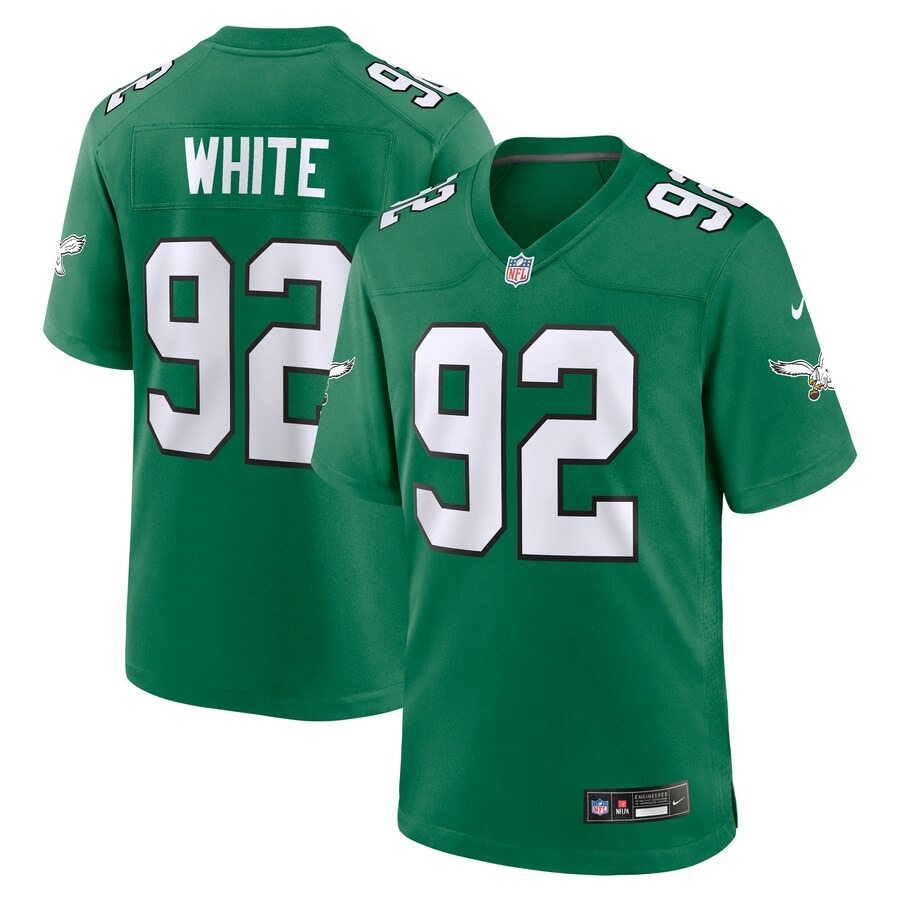 Men's Philadelphia Eagles Reggie White Nike Kelly Green Retired Player Alternate Game Jersey - Jersey