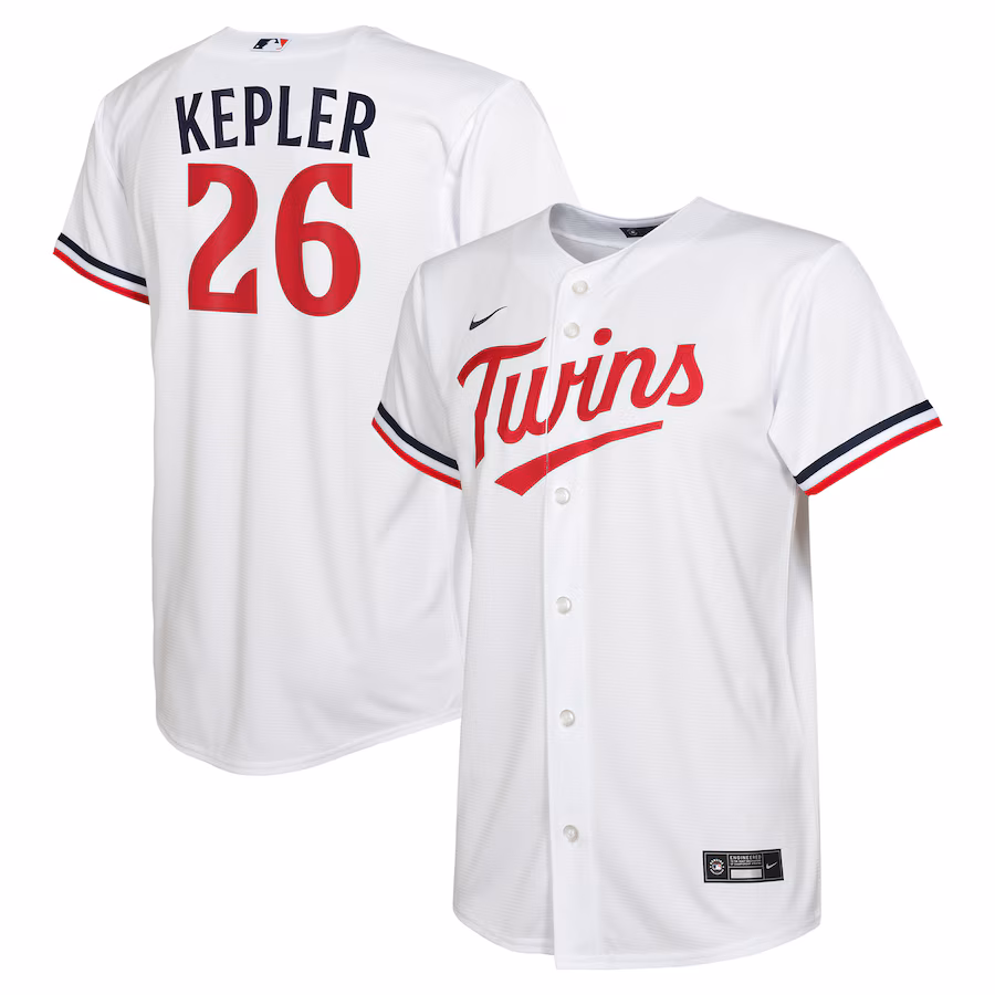Youth Minnesota Twins Max Kepler Nike White Alternate Replica Player Jersey - Jersey