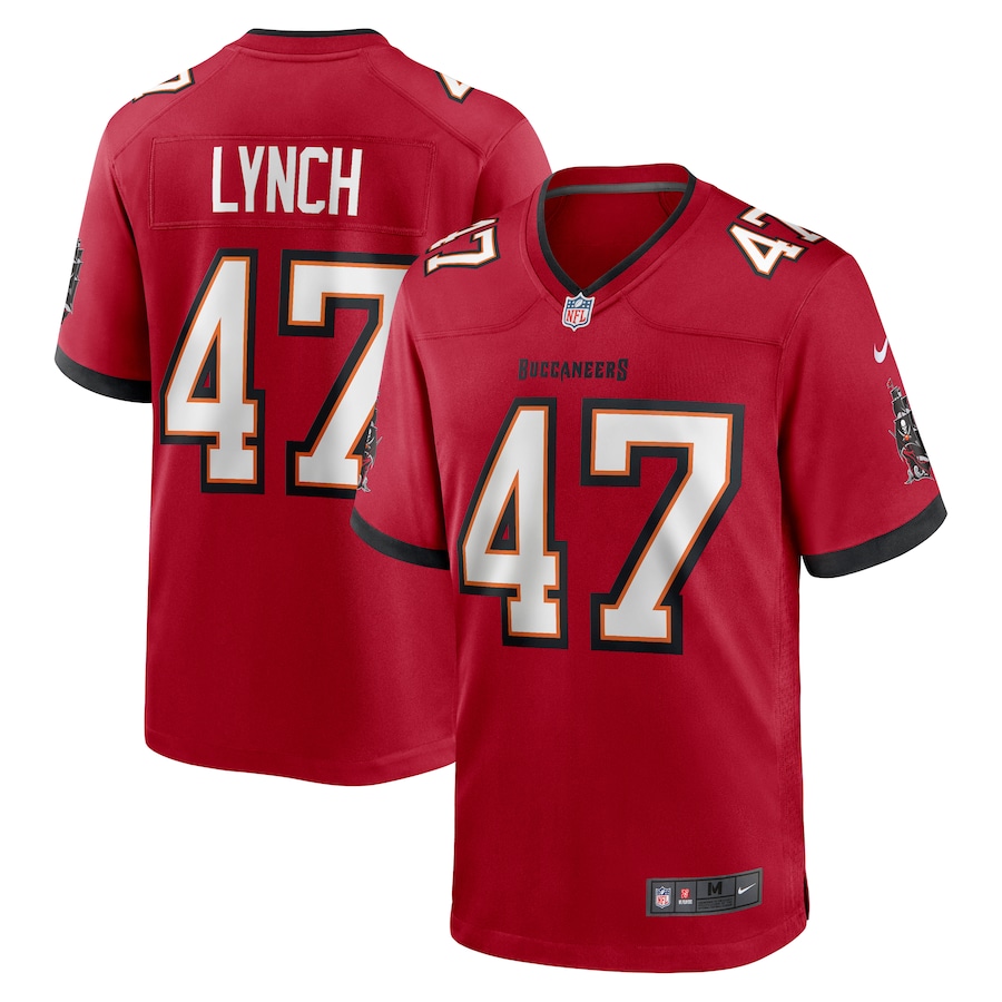 Men's Tampa Bay Buccaneers John Lynch Nike Red Retired Player Game Jersey - Jersey