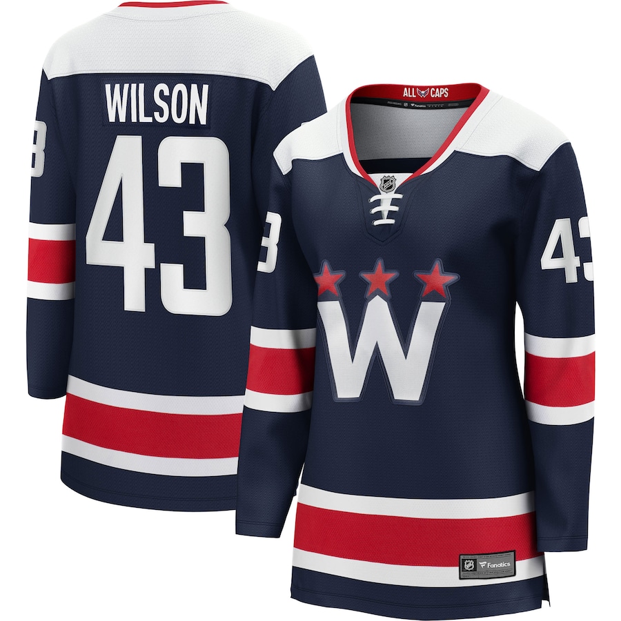 Women's Washington Capitals Tom Wilson Fanatics Navy Alternate Premier Breakaway Player Jersey - Jersey