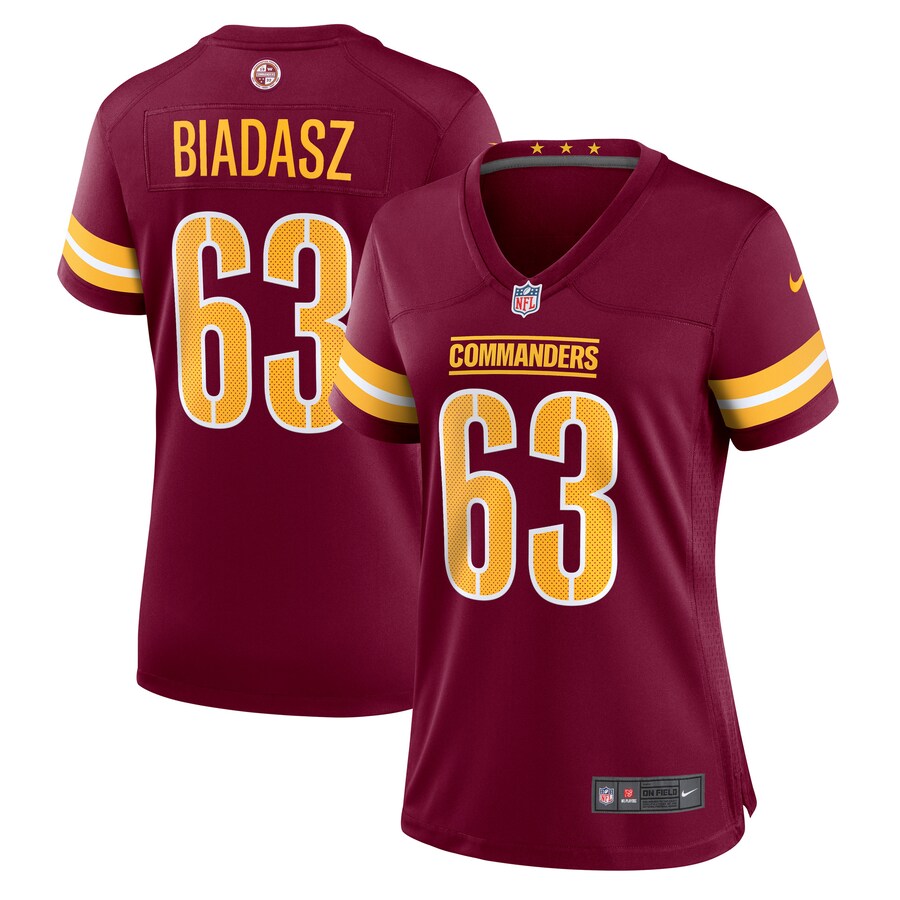 Women's Washington Commanders Tyler Biadasz Nike  Burgundy Game Jersey - Jersey