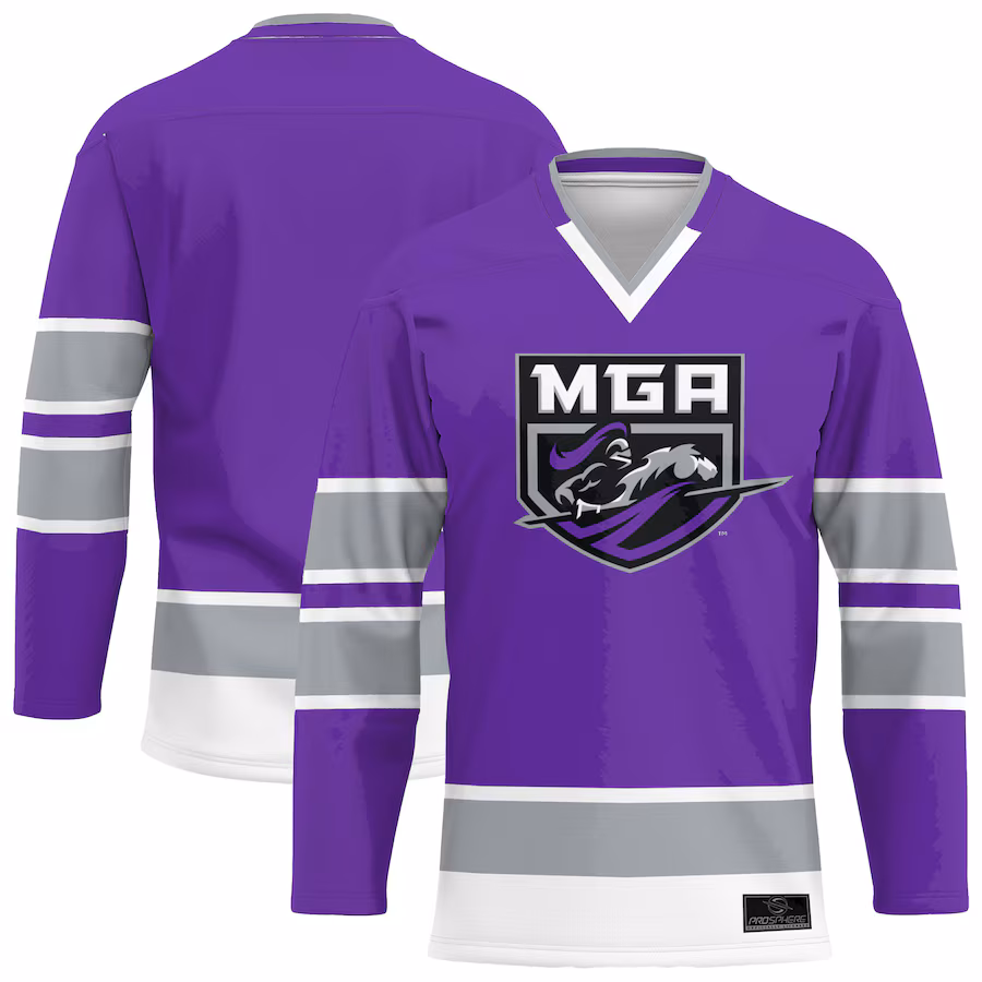 Youth ProSphere Purple Middle Georgia State Knights 1.0 Hockey Jersey - Jersey