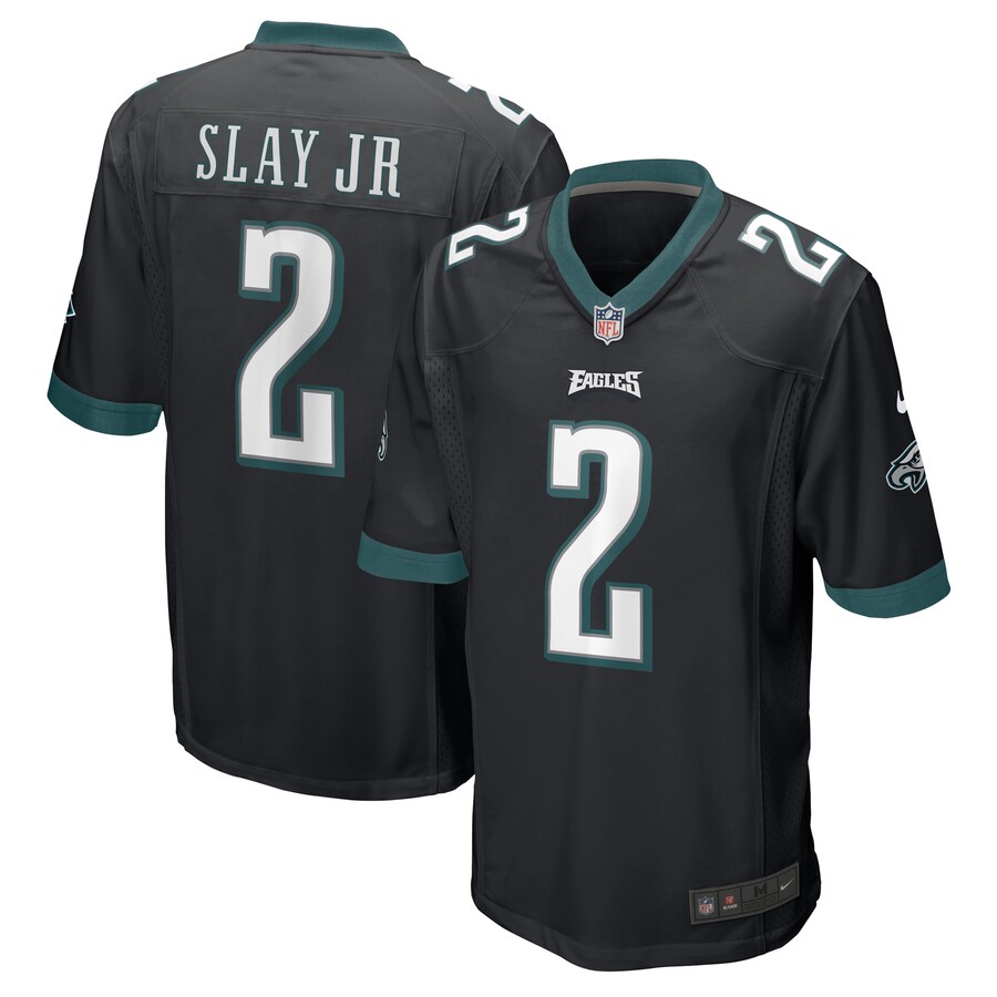 Men's Philadelphia Eagles Darius Slay Jr. Nike Black Alternate Game Player Jersey - Jersey