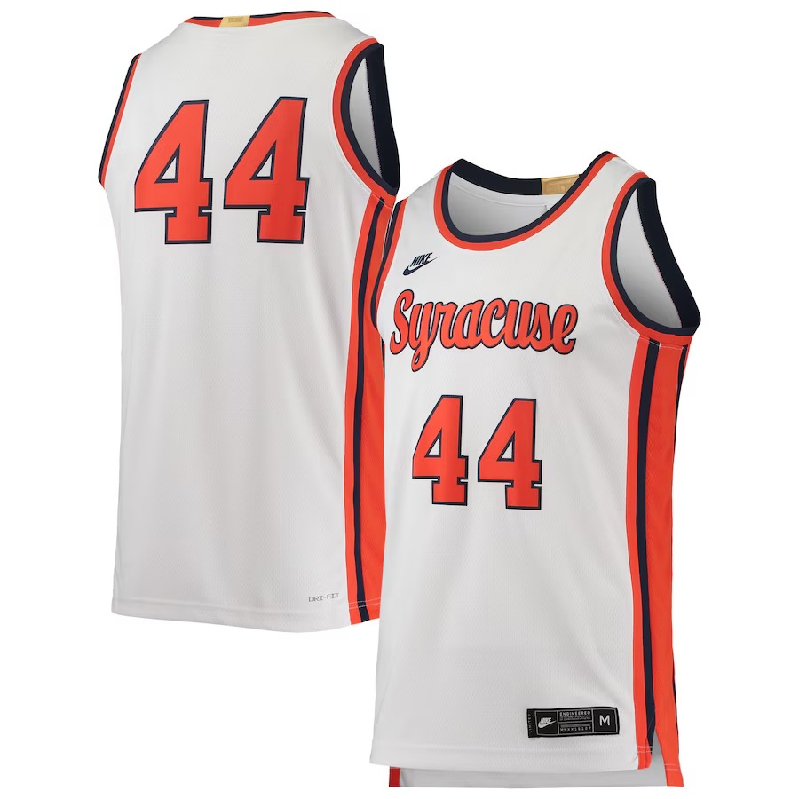 #44 Syracuse Orange Nike Retro Limited Jersey - White - Jersey