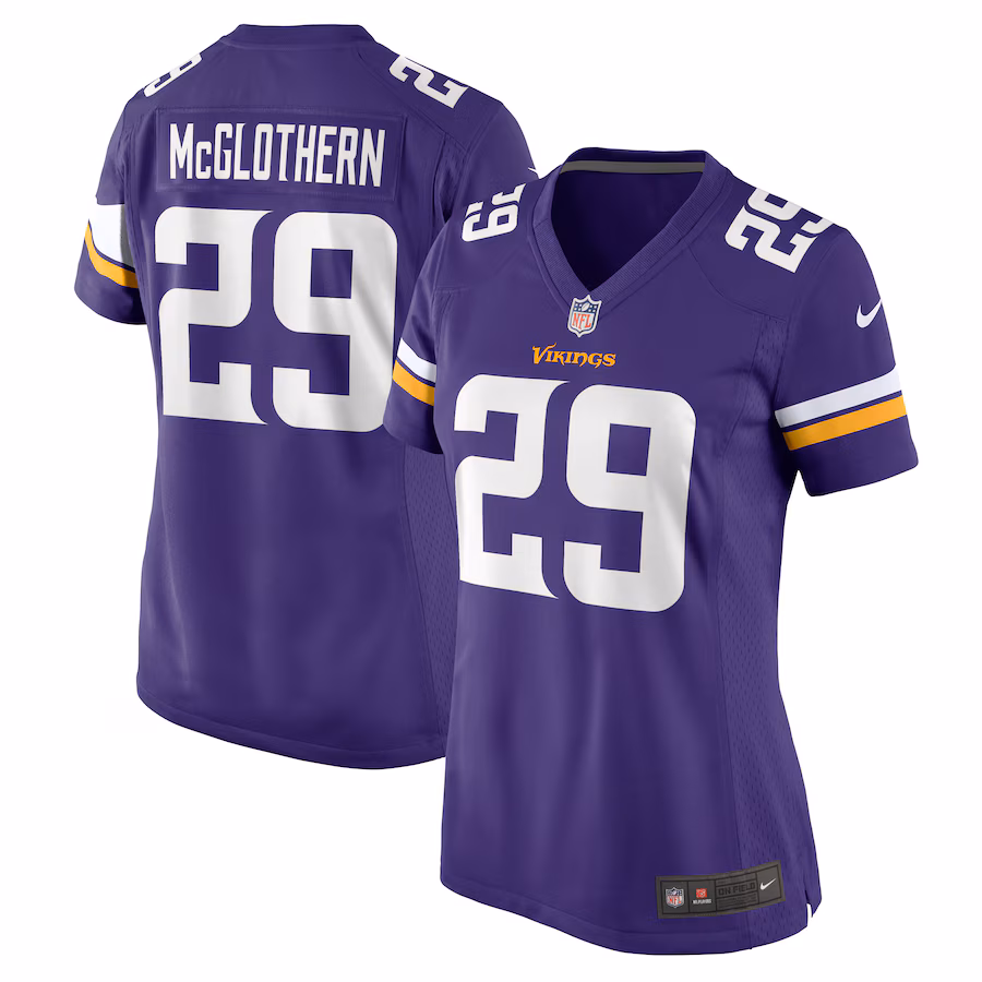 Women's Minnesota Vikings Dwight McGlothern Nike Purple Game Jersey - Jersey