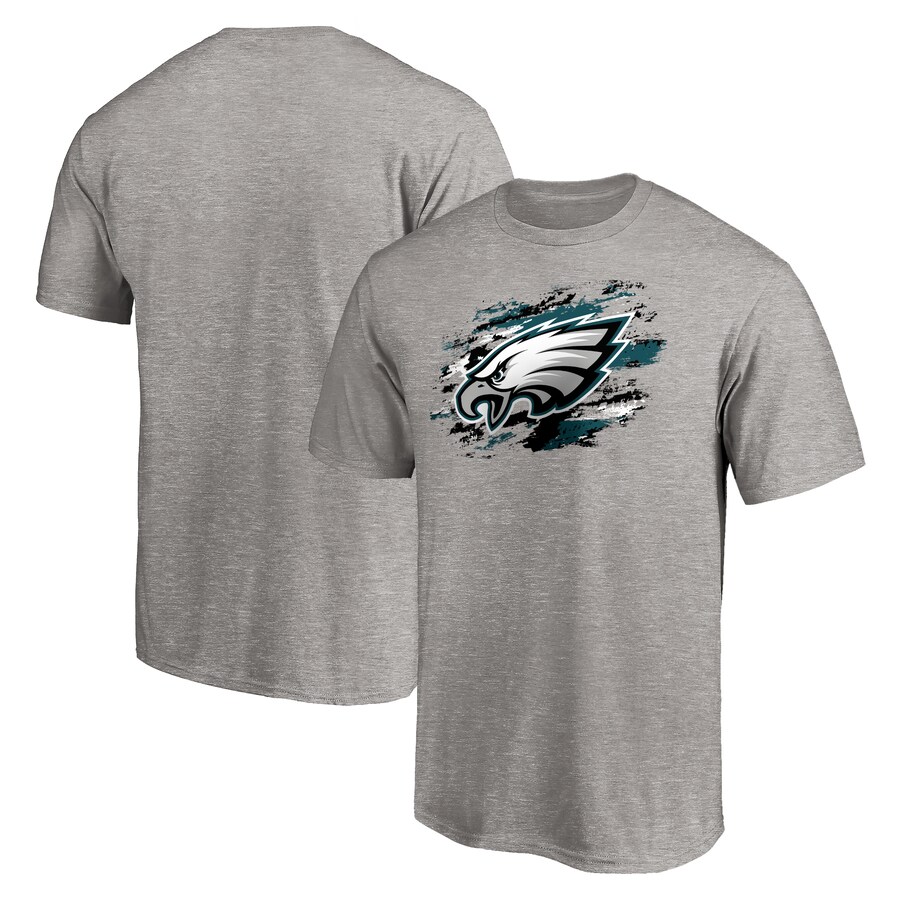 Men's Philadelphia Eagles Heather Gray True Color T-Shirt - Jersey