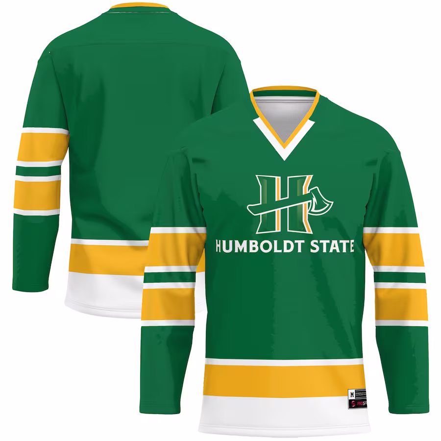 Humboldt State Jacks GameDay Greats Hockey Jersey - Green - Jersey